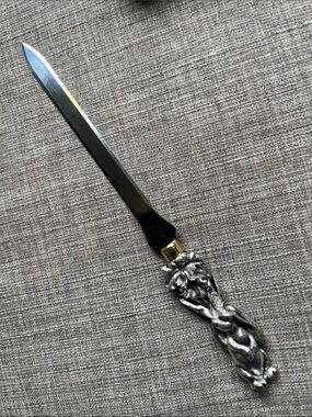 Arthur Court Designs Rabbit Letter Opener Metal Decorative Office Gift
